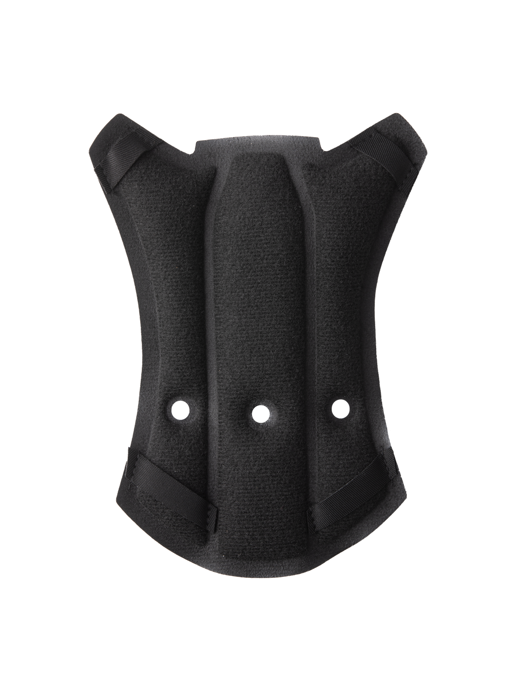 Alpinestars S-M7 Top Pad, helmaccessoire, zwart, voorgevormd gewatteerd ontwerp met drie ventilatiegaten en bevestigingsbandjes in de hoeken, synthetische stof voor comfort in de motorcrosshelm