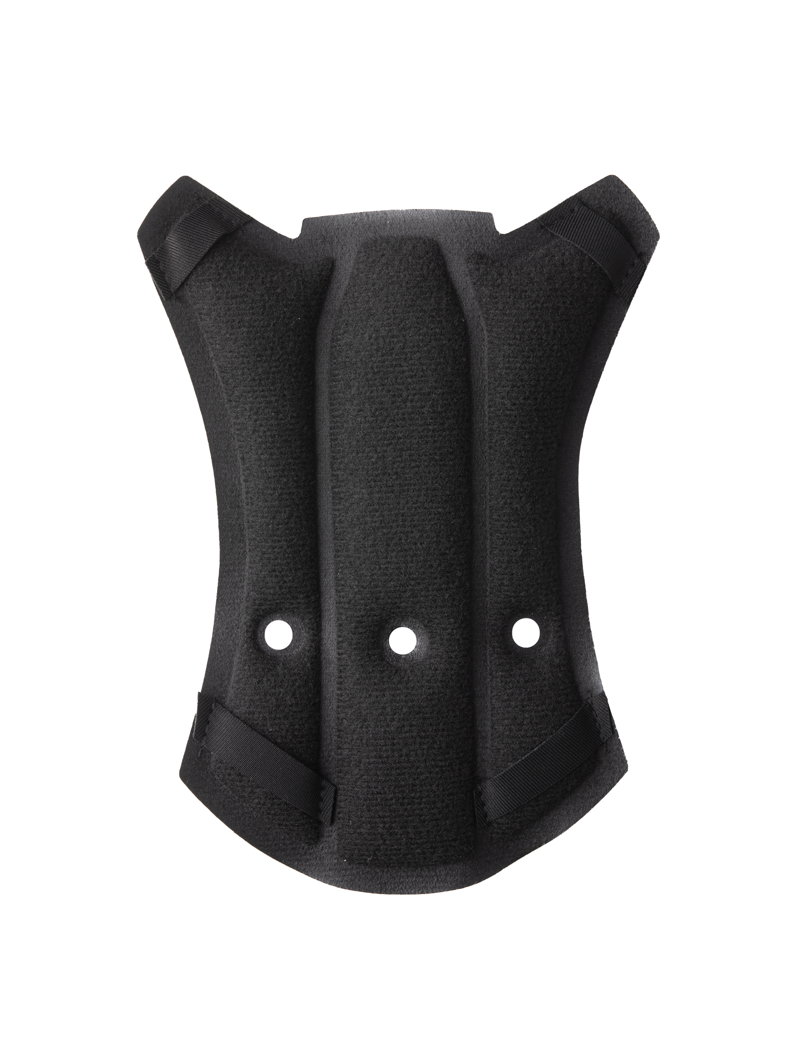 Alpinestars S-M7 Top Pad, helmaccessoire, zwart, voorgevormd gewatteerd ontwerp met drie ventilatiegaten en bevestigingsbandjes in de hoeken, synthetische stof voor comfort in de motorcrosshelm