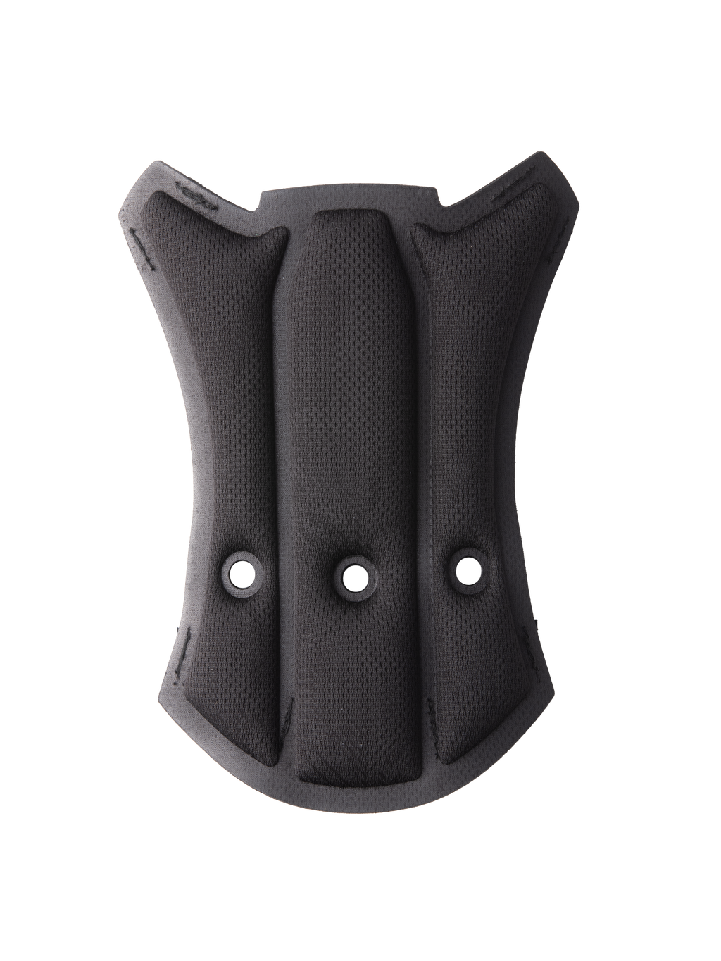 Alpinestars S-M7 oorkussenset, zwarte vervangende helmbekleding, voorzien van drie ventilatieopeningen en een getextureerd mesh-oppervlak, gebogen ergonomische vorm voor motorcross- en off-roadhelmen