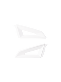 Alpinestars S-M3 Top Vent Sides, wit, ventilatieaccessoires voor motorhelm, paar aerodynamische vervangingsonderdelen met driehoekige uitsparingen, constructie van slagvast kunststof