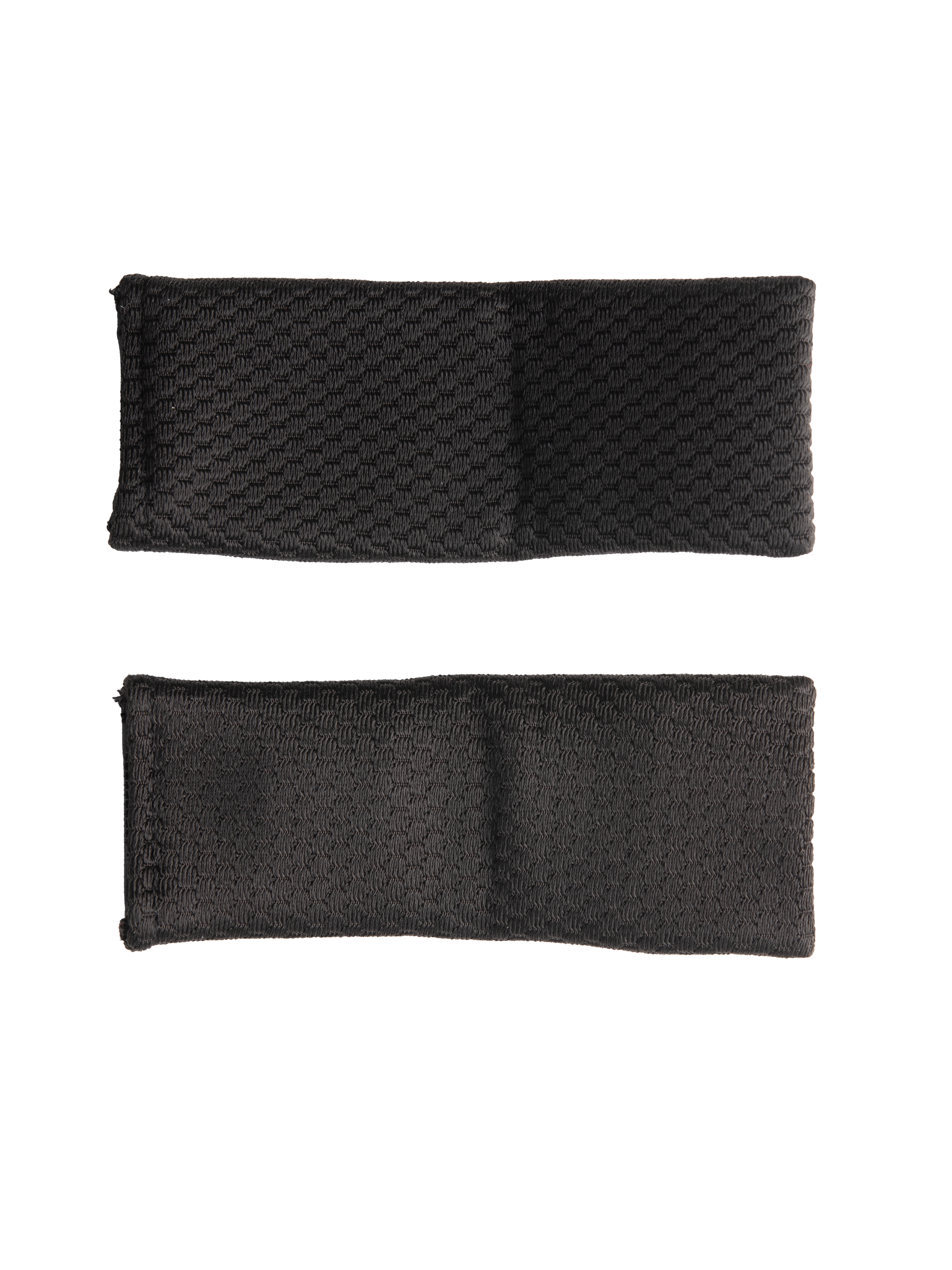Alpinestars S-M7 Kinbandbeschermers Set, zwart, vervangende hoezen voor kinbanden van motorcrosshelmen, getextureerd synthetisch materiaal, zachte stof voor extra comfort, weergegeven als een paar rechthoekige zwarte pads