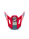 S-M7 Beast Coast Beperkte Oplage vizier in rood en blauw met wit Alpinestars-logo, officieel reserveonderdeel.