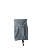 Alpinestars S-M7 Soft Bag, motorcross helm opbergzak, grijs, met een lichtgrijs Alpinestars sterlogo, trekkoordsluiting met zwart koord, lichtgewicht textielconstructie voor bescherming van off-road uitrusting