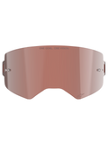 Alpinestars Supertech Mirror Lens, vervangingslens voor motorcrossbril, Mirror Silver met roodbruine Absolute Vision™ tint, reflecterend oppervlak met geïntegreerde tear-off posts, 'ONE GOAL. ONE VISION.' gravure en Alpinestars-logo