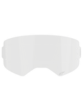 Alpinestars Supertech Roll Off Film, heldere vervangende goggle lens, transparant spuitgegoten polycarbonaat met horizontale Glide Lines, voorzien van een subtiel Alpinestars-logo, ontworpen voor motorcross roll-off systemen