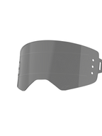 Alpinestars Supertech Wide Vision Roll-Off Lens, vervangende lens voor motorcrossbrillen, Smoke-tint, voorzien van horizontale Glide Lines en bevestigingspunten voor het roll-off systeem, transparant slagvast polycarbonaat ontwerp