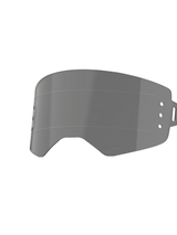 Alpinestars Supertech Wide Vision Roll-Off Lens, vervangende lens voor motorcrossbrillen, Smoke-tint, voorzien van horizontale Glide Lines en bevestigingspunten voor het roll-off systeem, transparant slagvast polycarbonaat ontwerp