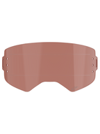Alpinestars Supertech Wide Vision Roll-Off Lens, goggle accessoire, koper/roze tint, voorzien van horizontale glide lines en zijdelingse bevestigingspunten, slagvast polycarbonaat voor motocross en off-road gebruik.