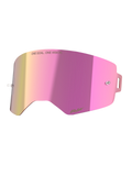 Alpinestars Supertech Mirror Pink Lens, roze spiegelende lens voor crossbril, polycarbonaat, Absolute Vision technologie.