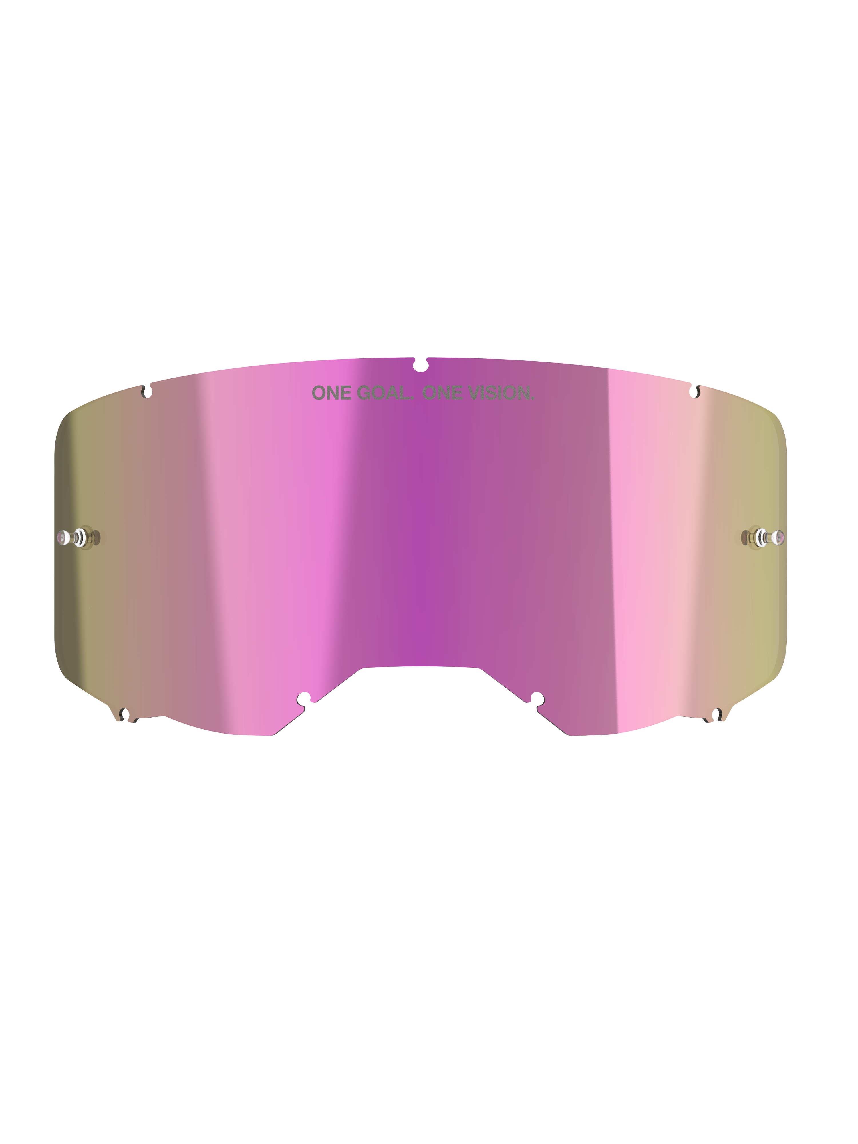 Alpinestars Vision 8-5-3 Mirror Pink Lens, roze spiegelende vervangingslens voor crossbril met tear-off-pinnen voor off-road gebruik.
