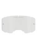 Alpinestars Vision 8-5-3 lens, heldere vervangingslens voor crossbril, polycarbonaat constructie met geïntegreerde tear-off posts en zevenpunts vergrendelingssysteem, voorzien van 'ONE GOAL. ONE VISION.' tekst, voor motorcross en off-road bescherming