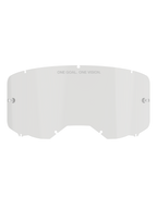 Alpinestars Vision 8-5-3 lens, heldere vervangingslens voor crossbril, polycarbonaat constructie met geïntegreerde tear-off posts en zevenpunts vergrendelingssysteem, voorzien van 'ONE GOAL. ONE VISION.' tekst, voor motorcross en off-road bescherming
