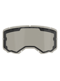 Alpinestars Vision 8-5-3 Dual Pane Lens, vervangende lens voor crossbril, rookgrijze tint, gebogen polycarbonaat met ventilatieopeningen en geïntegreerde tear-off posts, motorcross accessoire