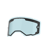 Alpinestars Vision 8-5-3 Dual Pane lens, vervangingslens voor crossbrillen, blauw, licht getint polycarbonaat met dubbelwandige constructie, zwarte schuimrubberen afdichting, 'ONE GOAL. ONE VISION.' branding, geïntegreerde tear-off pinnen, duurzame anti-condens lens voor motorcrossbrillen