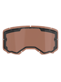 Alpinestars Vision 8-5-3 Dubbelgelaagde Geventileerde Lens, Copper Rose getinte vervanglens voor motorcrossbrillen, met geïntegreerde tear-off posts, ventilatieopeningen aan de bovenzijde en ONE GOAL ONE VISION branding