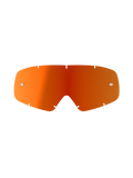 Alpinestars Vision Youth Mirror Lens, vervangingsaccessoire voor motorcrossbrillen, Mirror Red met reflecterend oranje-rood kleurverloop, voorzien van geïntegreerde tear-off posts en zijmontage-inkepingen, gebogen polycarbonaat constructie voor off-road racing voor de jeugd.