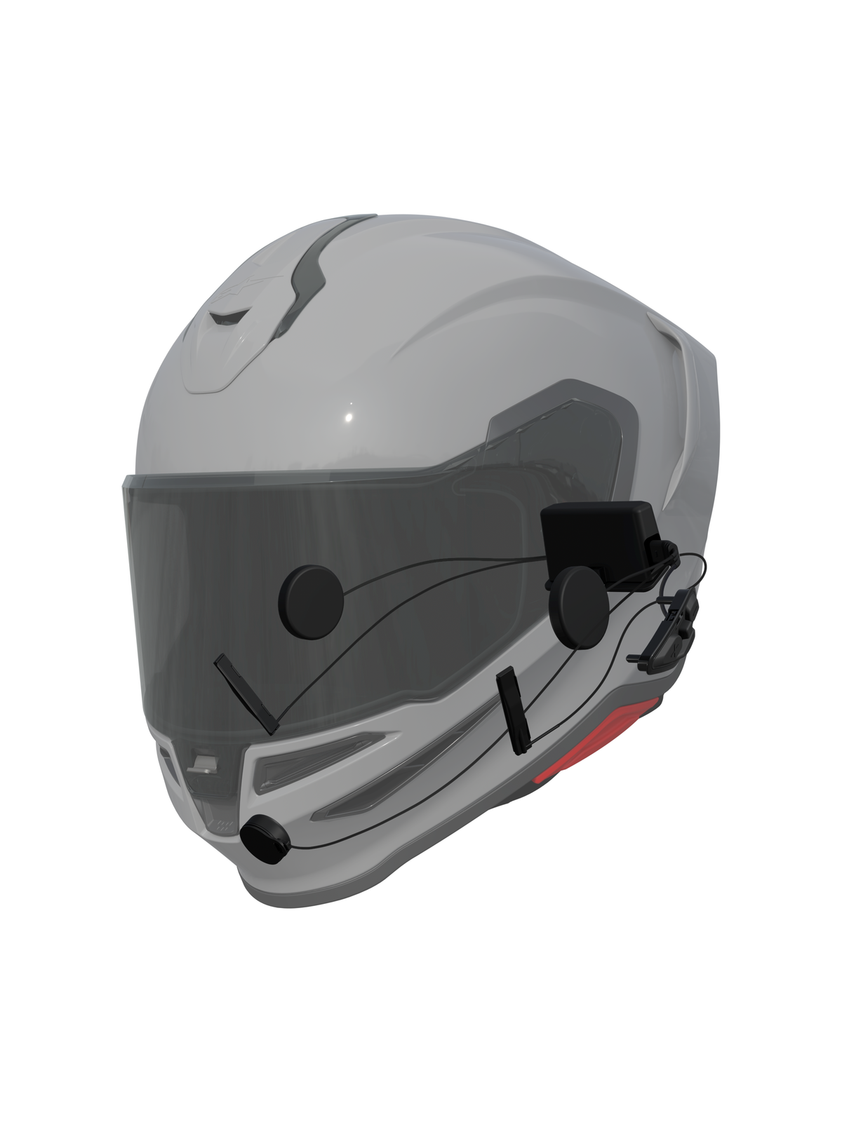 Alpinestars A-Connect communicatiesysteem, motorhelm intercom, zwart, voorzien van Mesh 3.0, WAVE-célulaire technologie en Harman Kardon-speakers