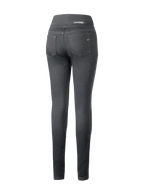 Alpinestars Shuri dameslegging Summer, zwart, achteraanzicht van een slim-fit motorlegging met hoge taille, twee achterzakken en subtiele Alpinestars-branding op de zak en tailleband