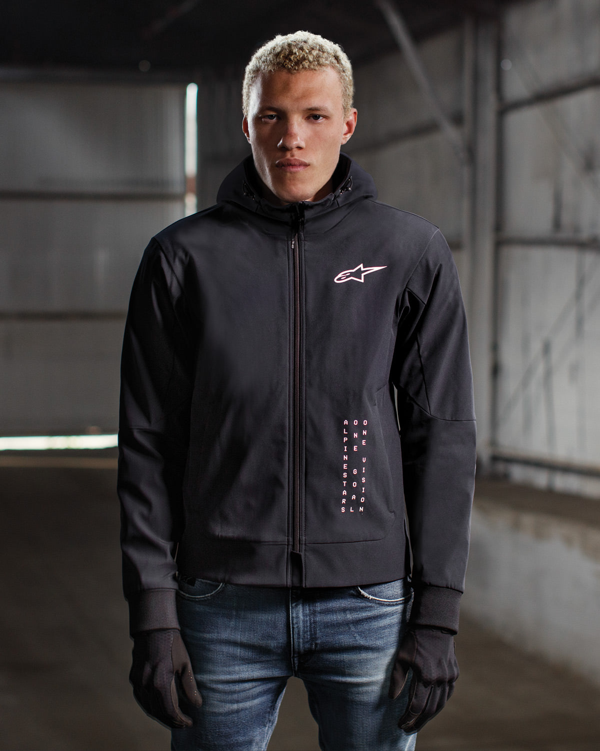 【2025】お歳暮・冬ギフト Hoodie Tech Radium - Alpinestars | Jackets CONTEMPORARY BLACK バイクウェア・装備