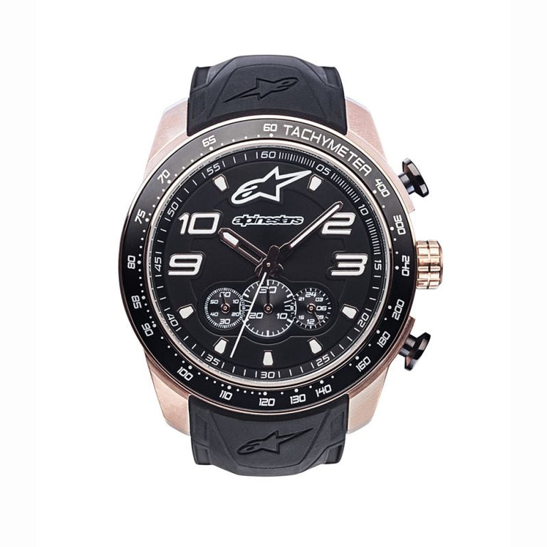 Tech Watch Chrono Two Tones-Rose/Black/Steel