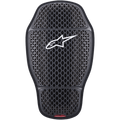 Alpinestars Nucleon KR-CELLi rugbeschermer-inzet, motorrugprotector, transparant rookgrijs, honingraat mesh-ontwerp met wit Alpinestars-logo, ergonomische contouren, drievoudig gesegmenteerde gearticuleerde schaal voor maximale luchtstroom