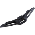 Alpinestars Supertech ademingsdeflector, motorhelmaccessoire, zwart, nauwkeurig gevormd plastic met een hoekig ontwerp en symmetrische ventilatieopeningen, matte afwerking, compatibel met S-M10 en S-M8 helmen