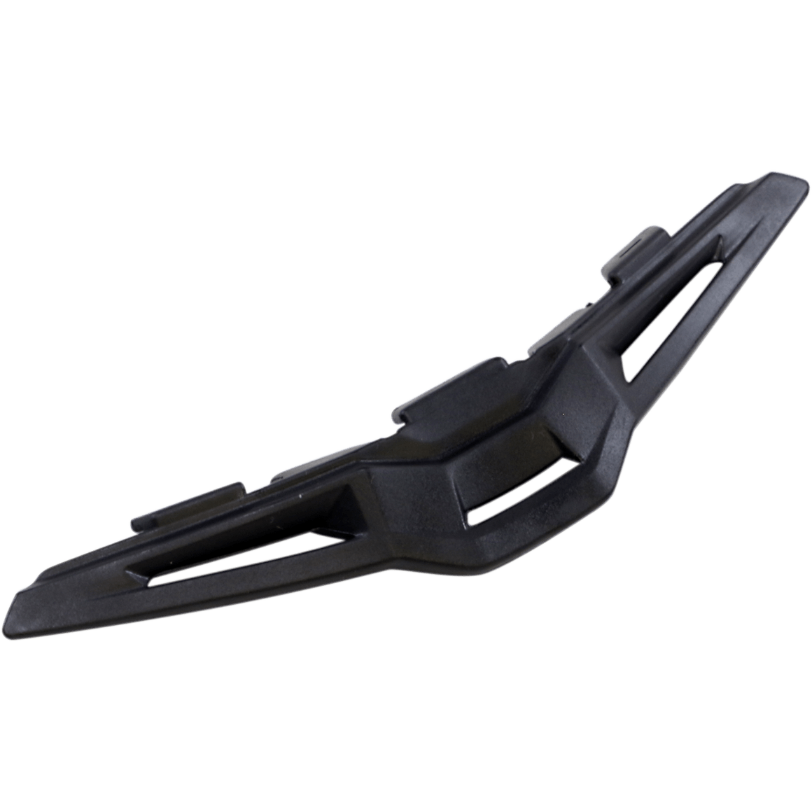 Alpinestars Supertech ademingsdeflector, motorhelmaccessoire, zwart, nauwkeurig gevormd plastic met een hoekig ontwerp en symmetrische ventilatieopeningen, matte afwerking, compatibel met S-M10 en S-M8 helmen