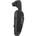 Alpinestars Youth Bionic Plus elleboogbeschermer, zwart, buitenschaal met honingraatpatroon en wit Astar-logo, dubbel bandsluitsysteem, ergonomische motorcross- en off-roadbescherming voor de jeugd